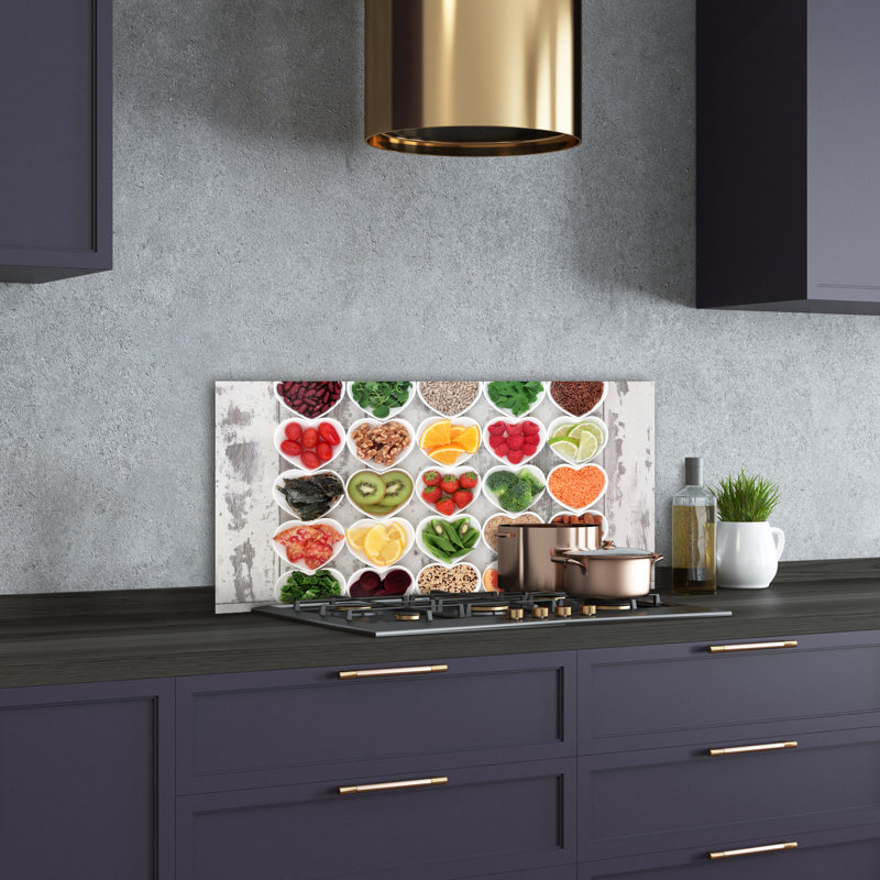 Lural 50cm W x 100cm L Glass Peel and Stick Panel