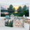 «Beautiful Sunset on Lake Forest», peinture sur toile