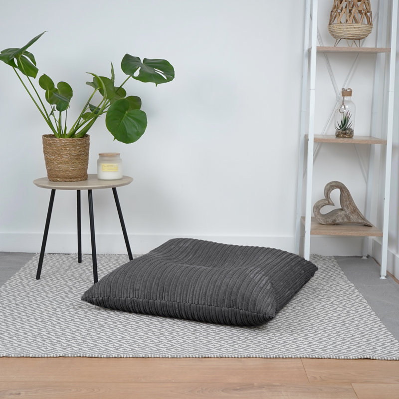 Polyester Refillable Classic Bean Bag, Grey