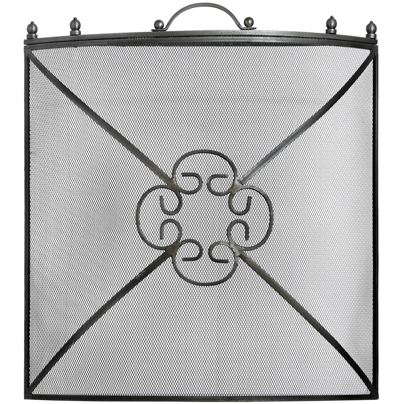 Frasier 1 Panel Steel Fireplace Screen