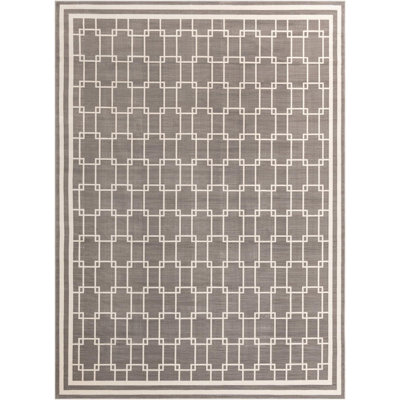 Tapis contemporain gris Ogorman