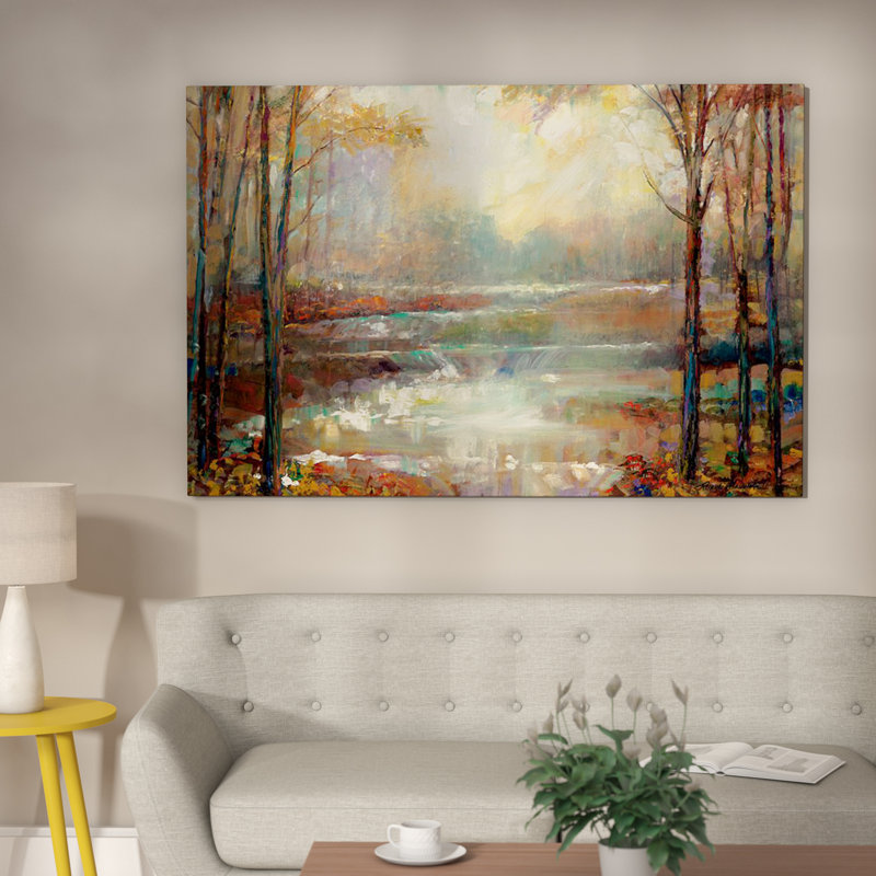 «Magical Spring» par Ruane Manning - reproduction d'art sur toile tendue, H 8 po x l 12 po, Toile tendue, Sans cadre