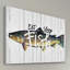 Wishin I Was Fishin 1 Piece Wrapped Canvas Wall Art-1418140190