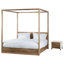 Thomas Bina Upholstered Canopy Bed-1392743752
