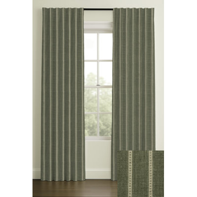 Merritt Textured Jacquard Rod Pocket Curtain