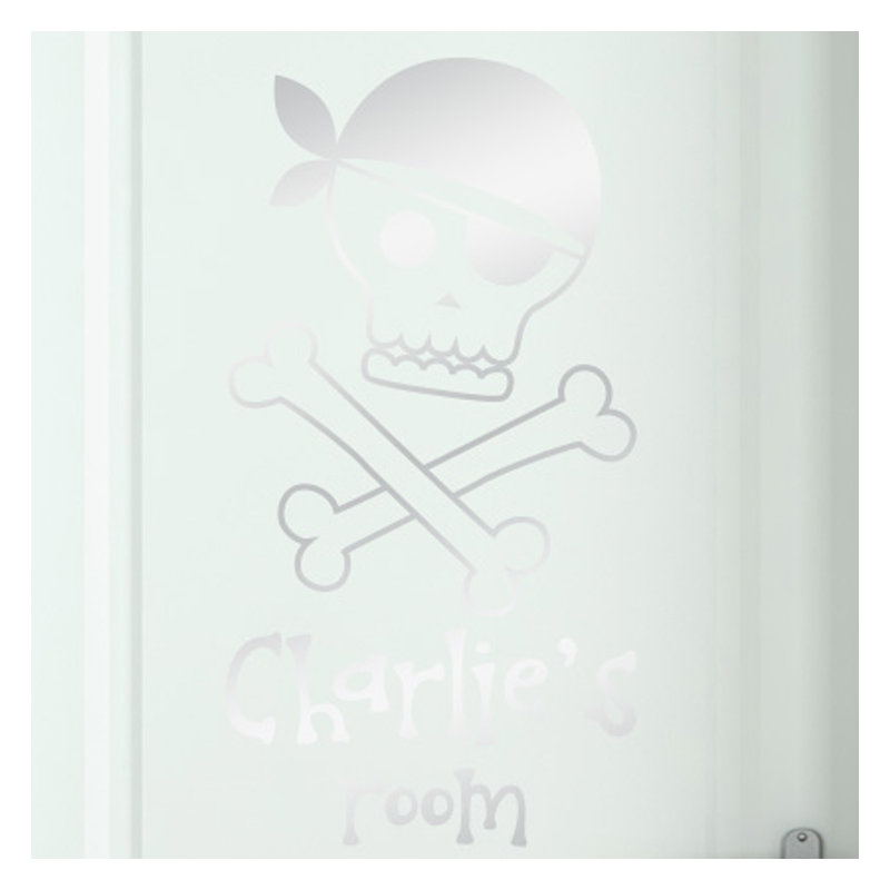 Nautical & Beach Wall Decal, Shiny Silver