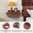 Bisma Floating Nightstand 2 Piece Set, Z-Shape Pine Wood Floating Bedside Tables for Bedroom-1298081394