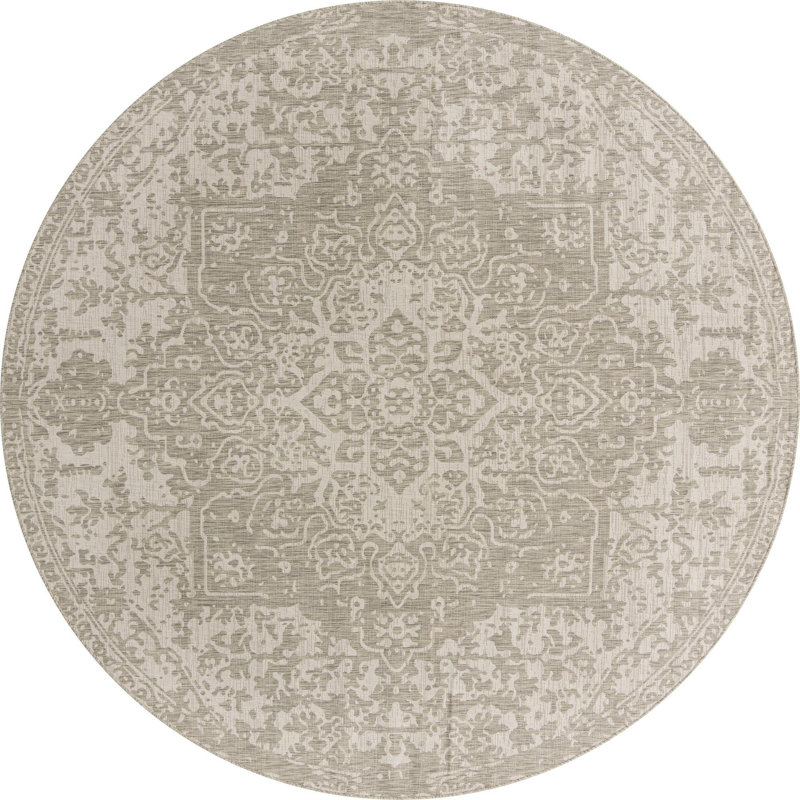 Tapis intérieur / extérieur Jill Zarin, Rond 10 pi 8 po