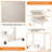 35"*27.17" Adjustable Wooden 1500 Piece Puzzle Table-125373223