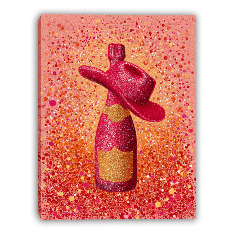 Ruby Toast Wrapped Canvas Wall Art, 16"H x 12"W x 1"D