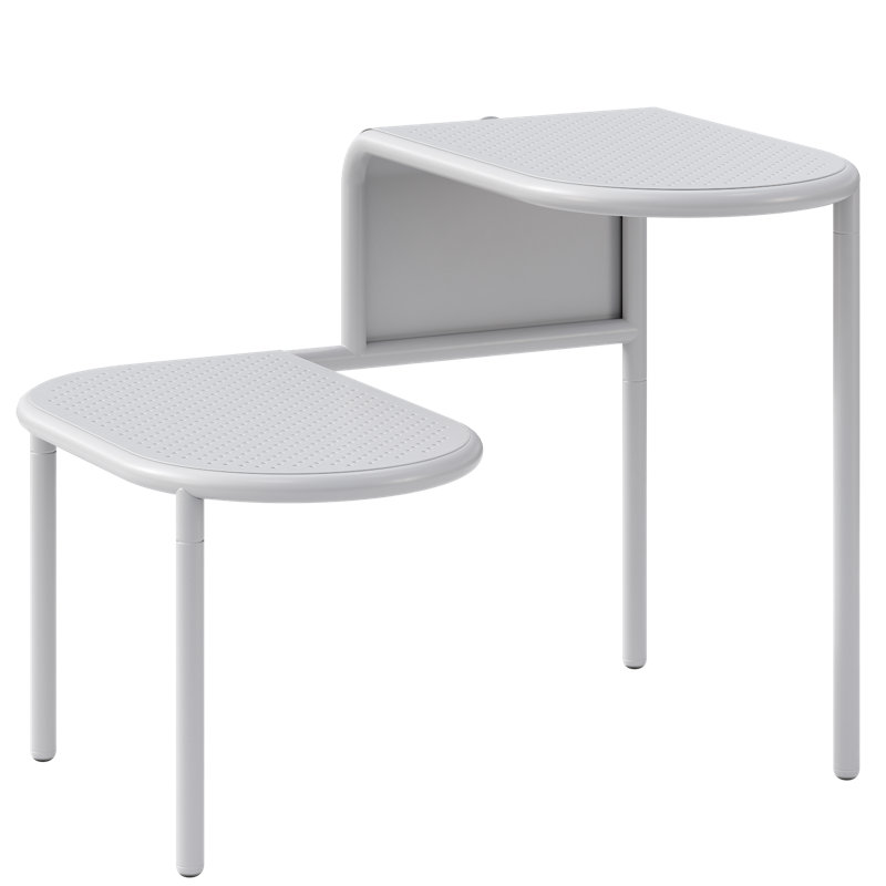 Table de pique-nique simple Juna, Blanc