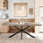 55.11"-70.86"Retro Rectangular Stretch Dining Table-979097056