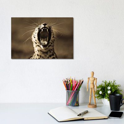 Leopard V by Goran Anastasovski - Wrapped Canvas Print