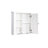 20.46x5.58x20 Inch Bathroom Cabinet With Door, White , Enticing Style, Waterproof , Easy Assembly, Adjustable Shelf, Ideal Over Toilet Storage For Bathroom, Office, Kitchen, Bedroom Alluring Design,