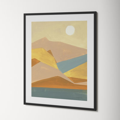 Retro Abstract I Southwest Mountains Print