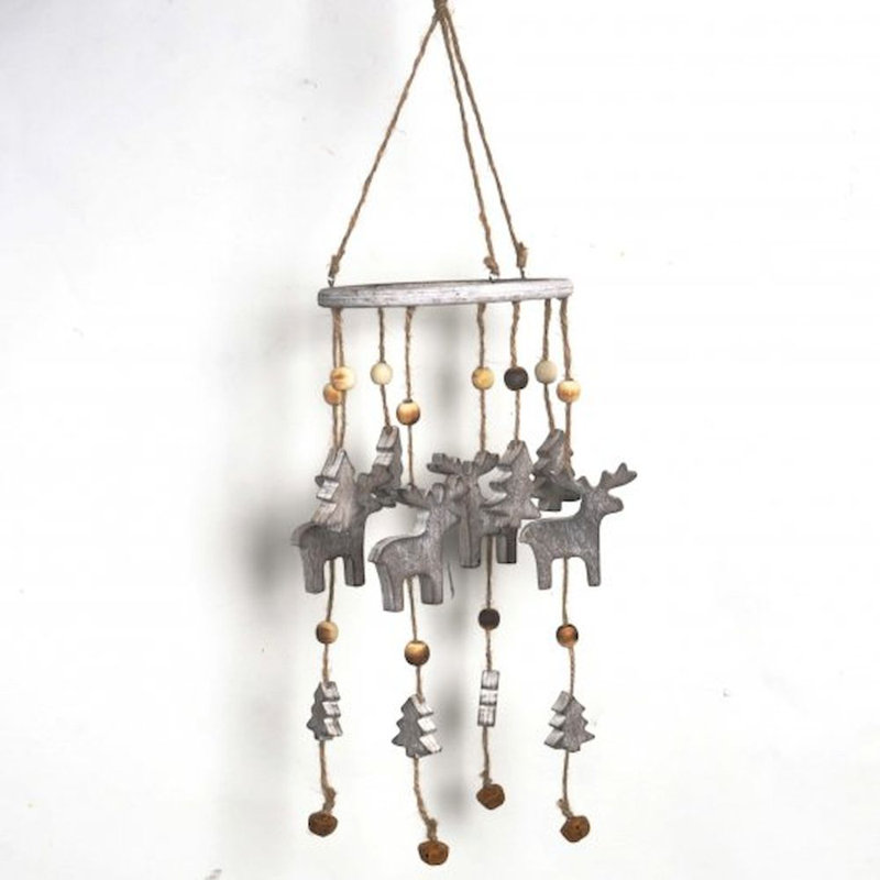 Serrure renne en bois