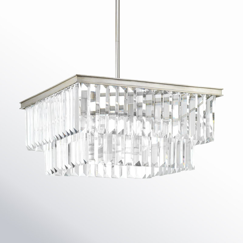 4 - Light Single Pendant, Silver Ridge