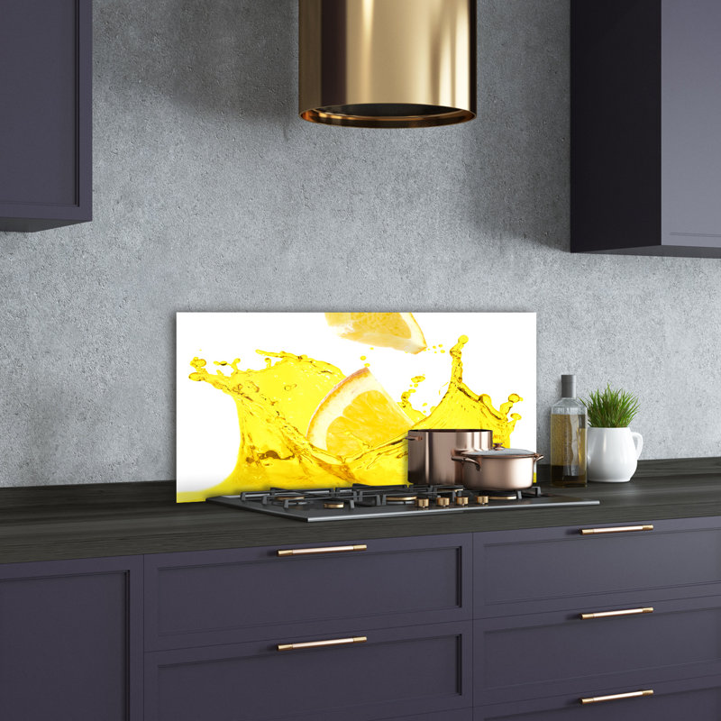 Lonette 50cm W x 100cm L Glass Peel and Stick Panel