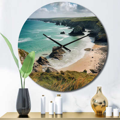 Horloge murale Coastal Horizons IV