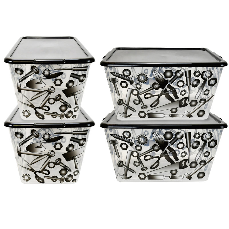 SimplyKleen Plastic Decorative Bins