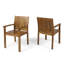 Ensemble de 2 chaises de salle à manger Wilson pour l'extérieur