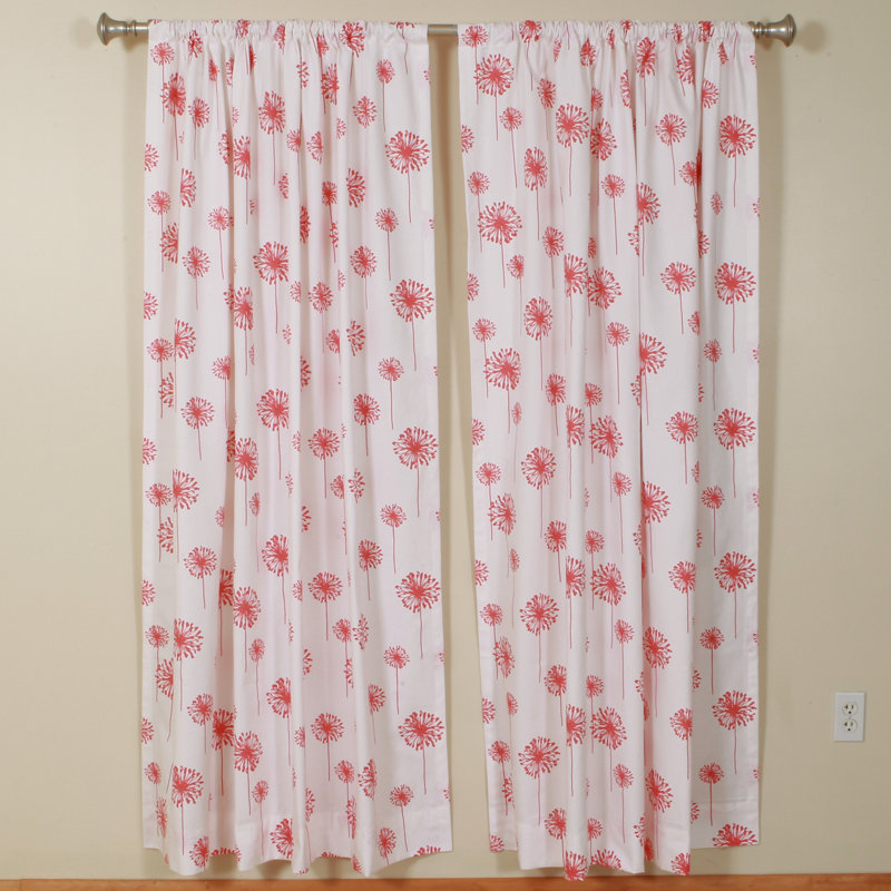 Cotton Room Darkening Curtain Pair, 50" W x 84" L