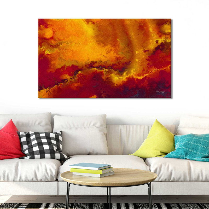«He Delivers And Rescues, Daniel 6-27» par Mark Lawrence, reproduction d'art, Toile tendue, H 36 po x l 60 po x P 1,5 po
