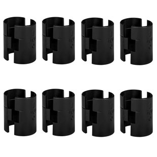 Wire Shelf Lock Clips Shelving Sleeves For 1" Post (Set of 8)