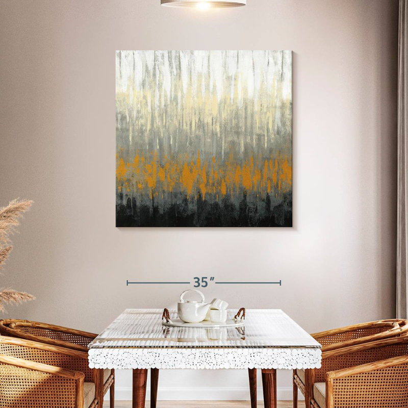Avery Rain On The Asphalt, 39" H x 39" W