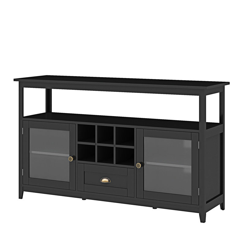 Buffet 1 tiroir Landini, Noir