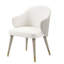 Ensemble de 2 chaises d'appoint en chêne gris Gabrieluta