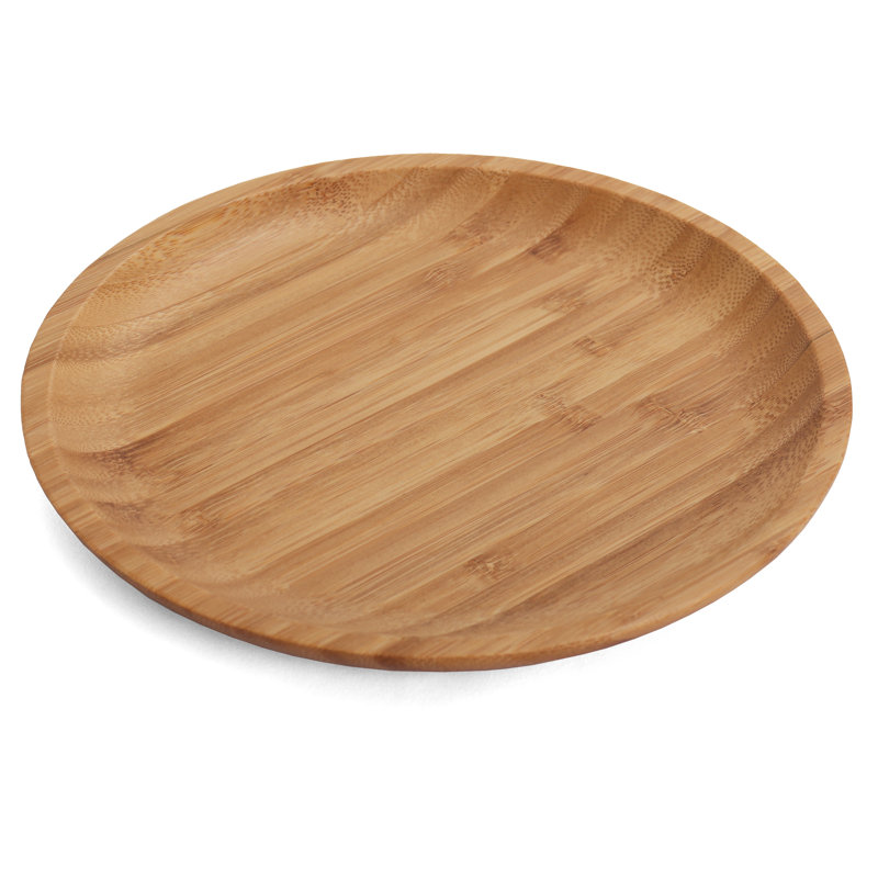 Reusable Bamboo Round Dinner Plate