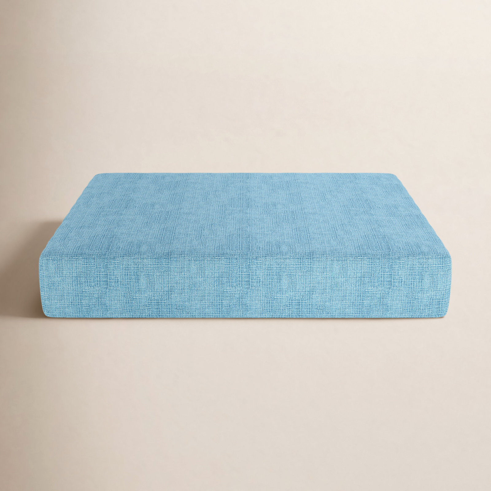 Sunbrella® Outdoor 3.5'' Ottoman Seat Cushion, Cast Horizon Sunbrella® Plainweave