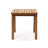 18.5'' Acacia Outdoor Patio Side Table, Square Accent Table