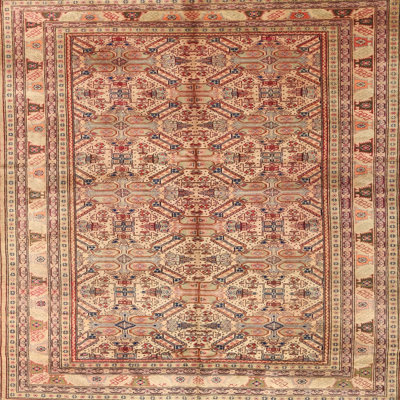 Tapis brun/gris traditionnel Walkertown