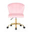Benzonia Velvet Office Chair-376638423