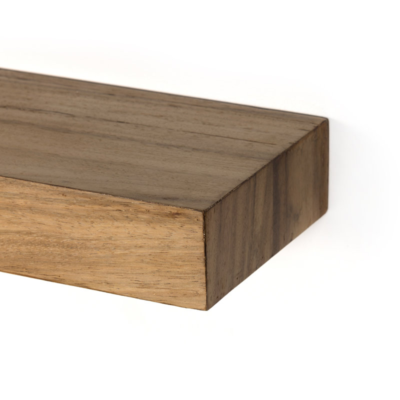 Wesson Solid Wood Floating Shelf