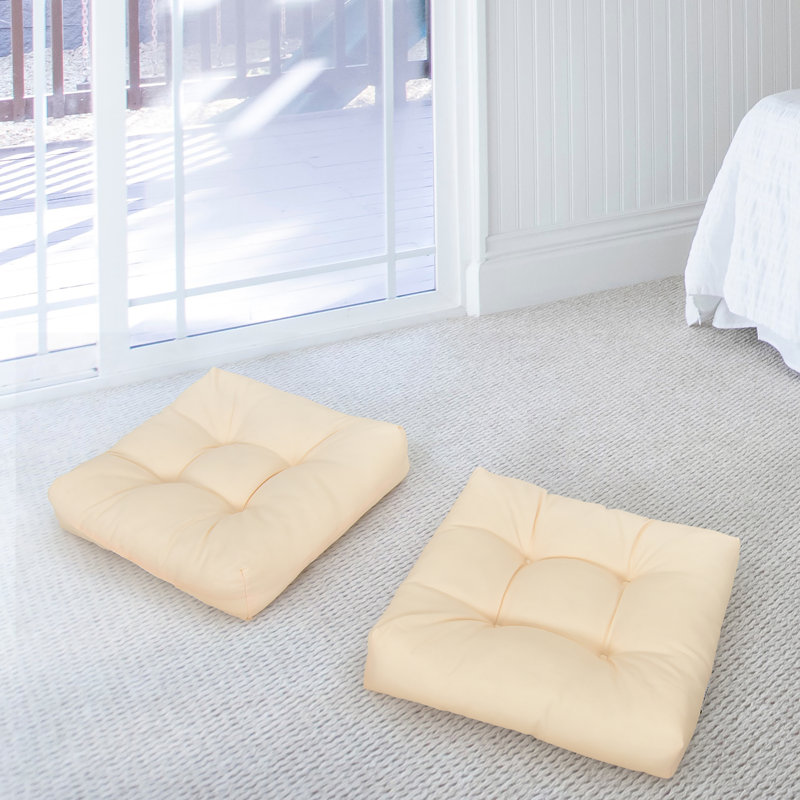 Coussin de siège d'intérieur / d'extérieur, Beige