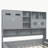 2 Drawers Daybed With Bookcase And Cabinet-1895393597-1895393587