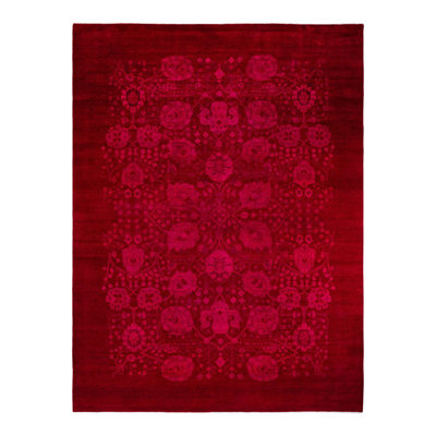 Tapis unique en laine 10 pi 2 po x 13 pi 6 po Tabiauea