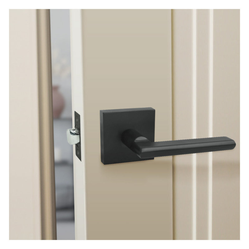 Matte Black Passage (Hall & Closet) Door Lever
