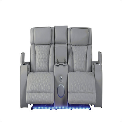 Causeuse inclinable de style moderne Fortuner en bois avec fonction de massage incluse