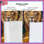Three Majestic Lions, rideaux occultant et occultant Lions - 1 panneau-129727904-129727901