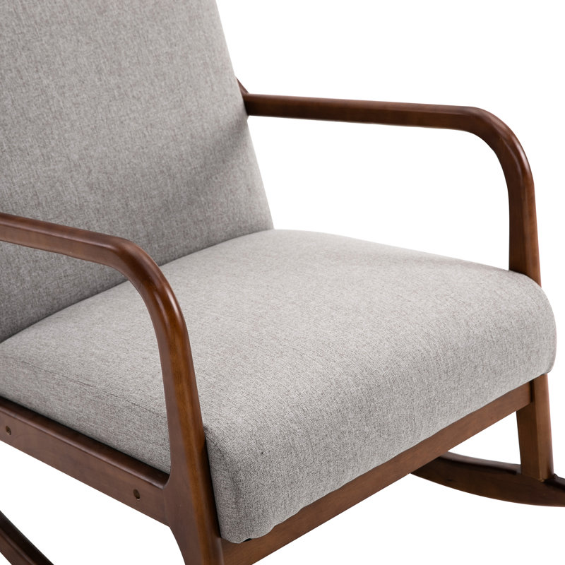 Fauteuil à bascule rembourré