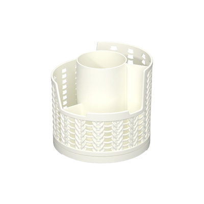 Multi functional rotating pen container Student creatives pen container Office desktop storage box pen containe and note tray Makeup brush storage box