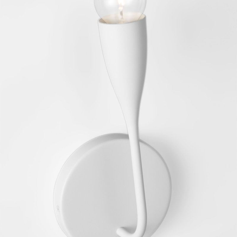 Petite applique Maya de Génération Lighting , Blanc mat, Blanc