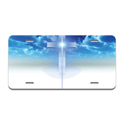 Cross Aluminum Plate Frame