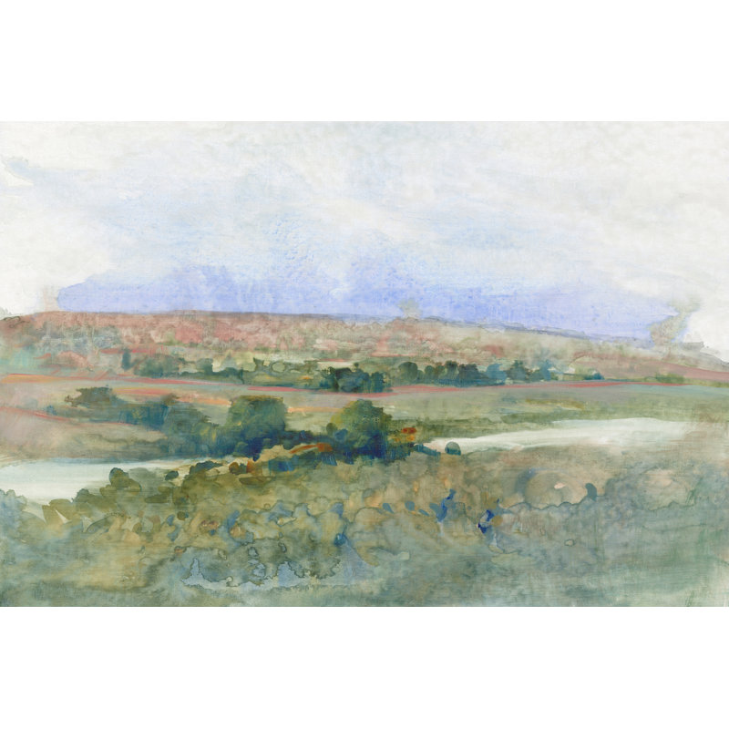 " Hilltop Vista I " by Timothy O' Toole Painting Print, 24" H x 36" W