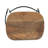 Tiva Handcrafted Backless Barstool, Mango Wood Saddle Seat-1869197541-1869197540