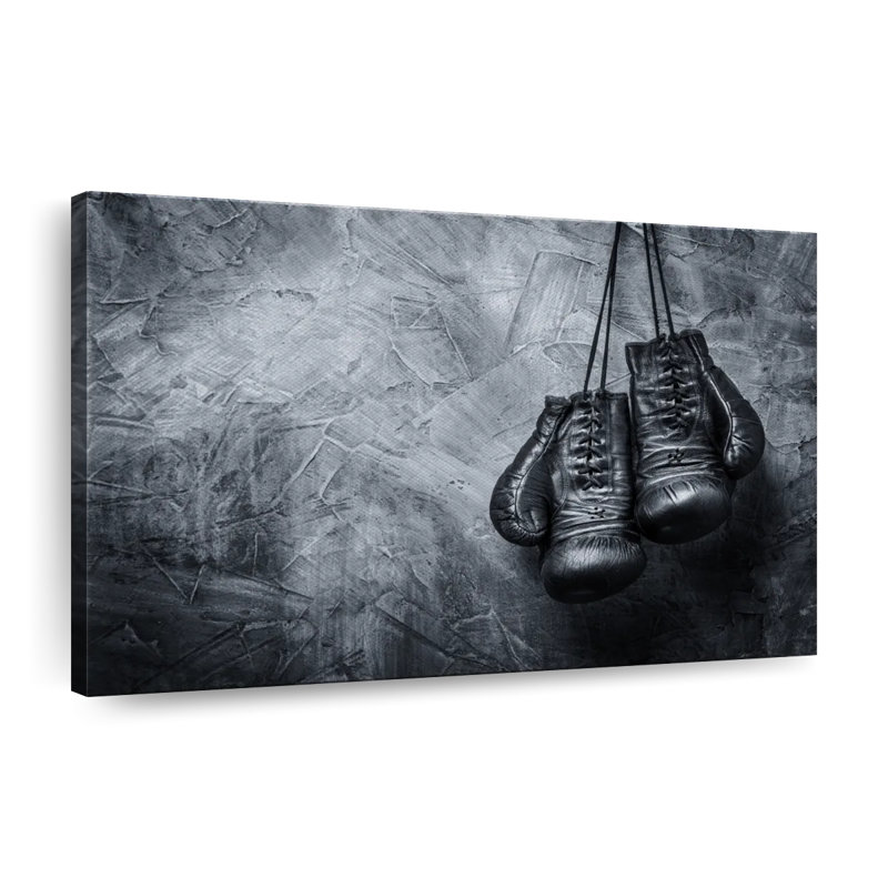 Gants de boxe sur toile, H 20 po x l 30 po x P 1,25 po